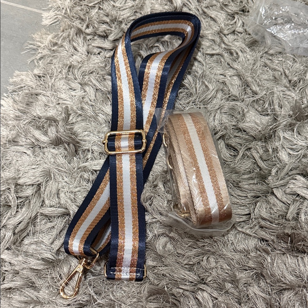 Striped Adjustable Bag Strap